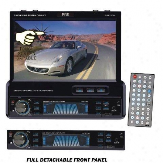 Pyle 7' ;' Single Din In-dash Motorized Touch Screen Tft/lcd Adviser W/ Dvd/cd/mp3