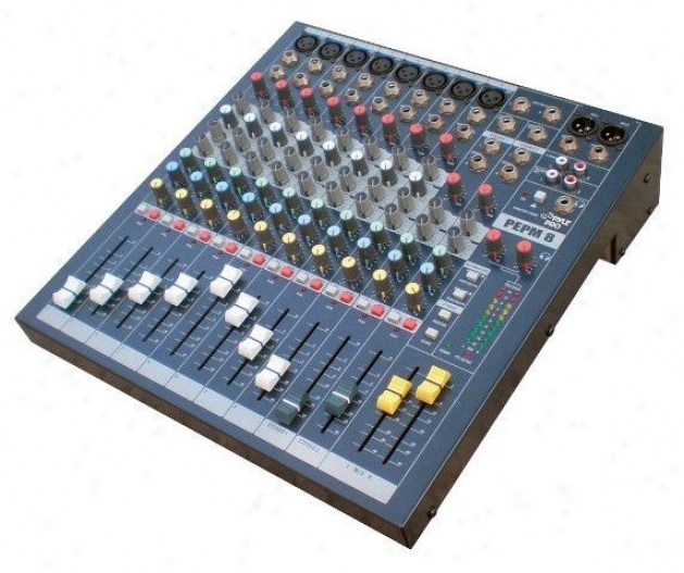 Pyle 8 Channel Console Mixer Pemp8