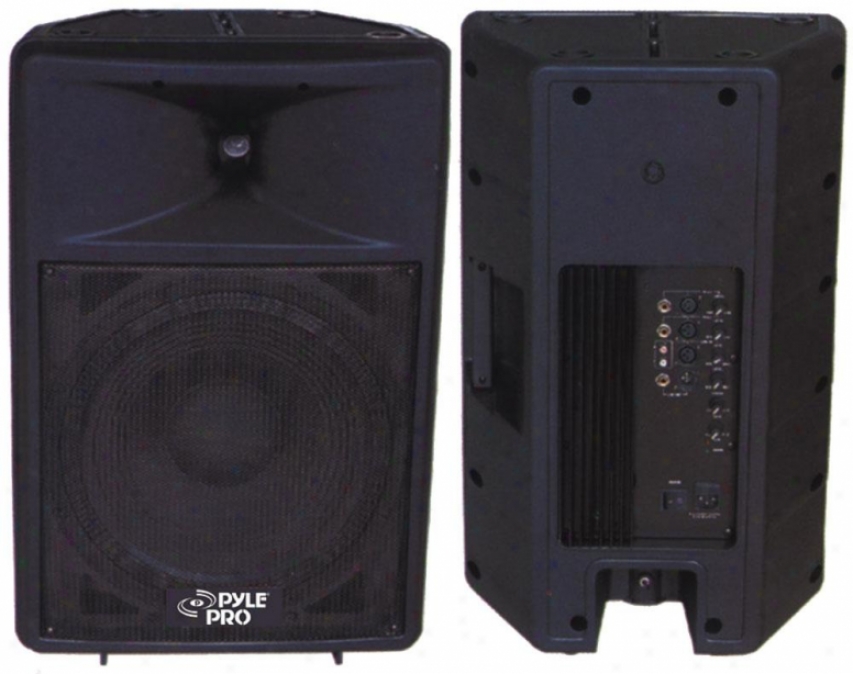 Pyle 800 Wagt Powered 12'' Two-way Plastic Molded Loudspeaker