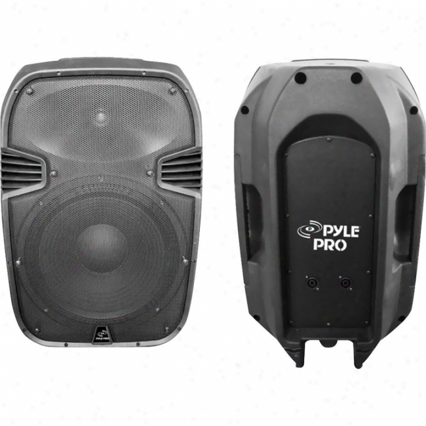 Pyle 800-watts 12" Powered 2-wy Plastic Molded Speaker System - Pphp1295