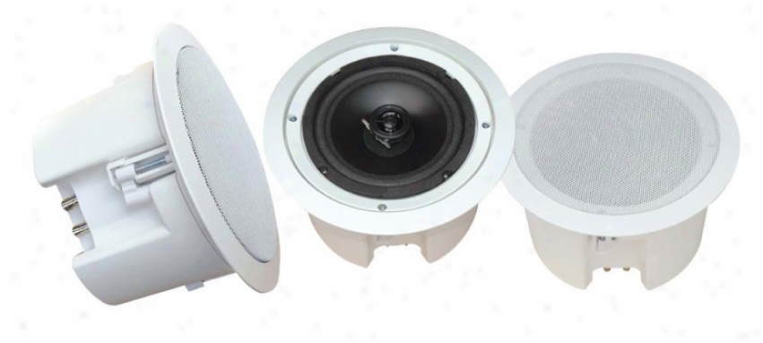 Pyle 8'' In-ceiling 2-way Flush Mount Enclosure Speaker System