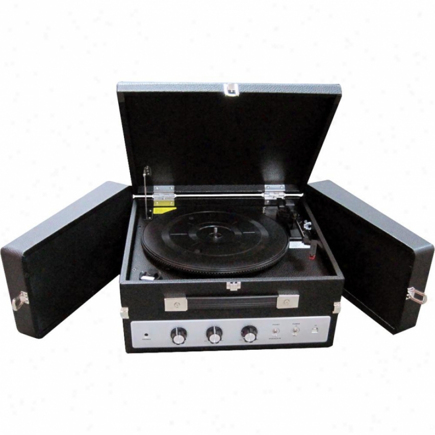 Pyle Classical Vinyl Turntable W/ Pc Encodkng/ipod Player/aux/speaker