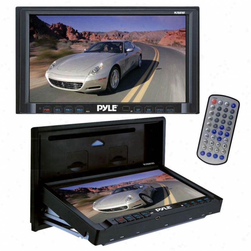 Pyle Twice Din Touch Screen 7'' Tft-lcd Monitor W/dvd/cd/mp3/am/fm/bluetooth