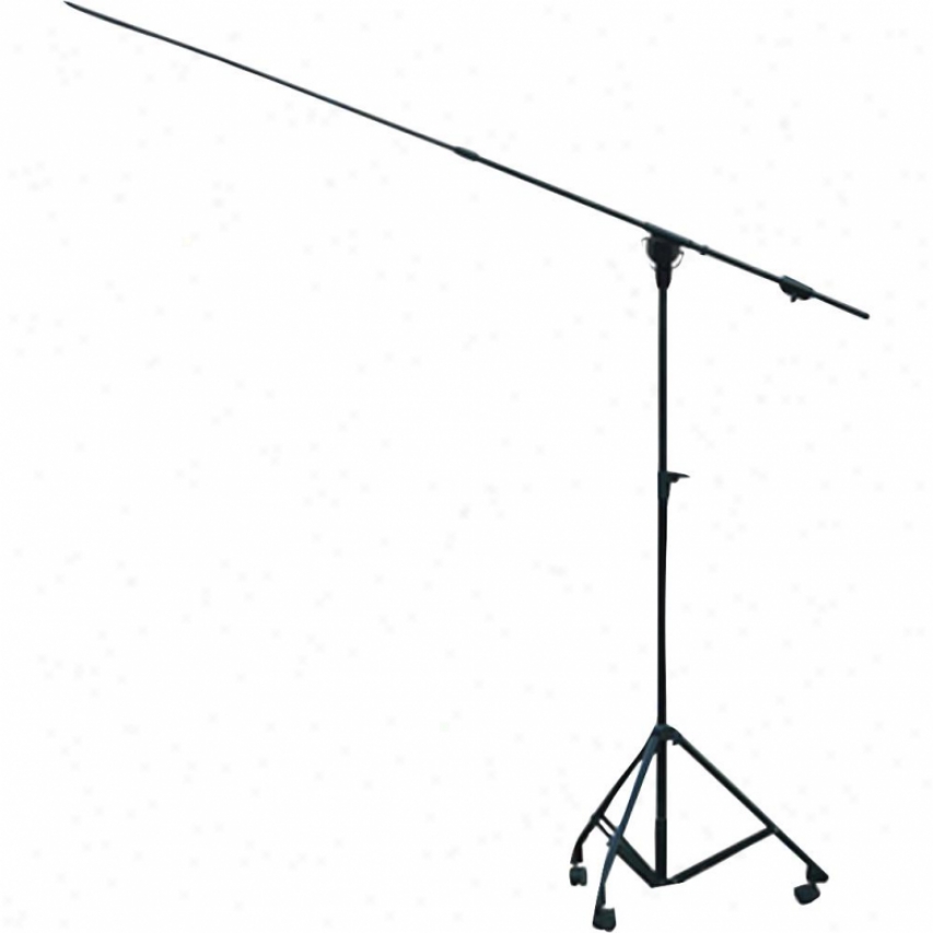 Pyle Heavy Duty Height Adjustable Boom Microphone Stand With Wheels