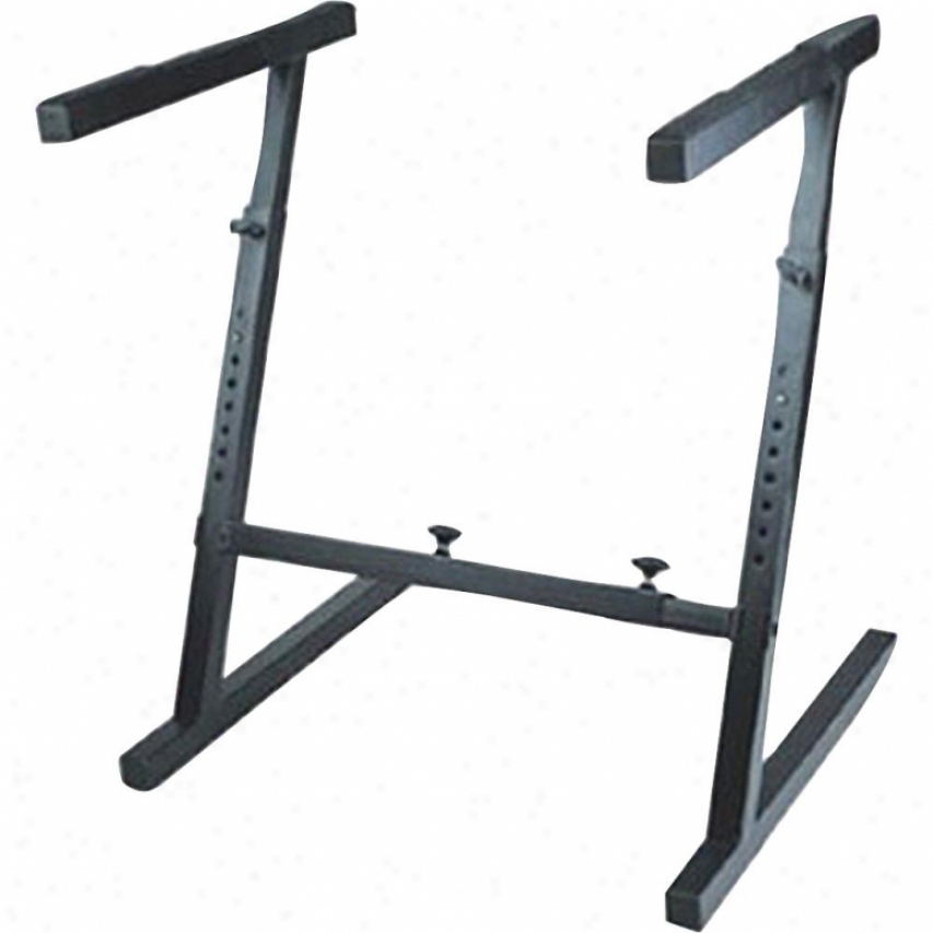 Pyle Heavy Duty Height Adjustable Z-style Keyboard Stand And Dj Coffin