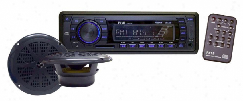 Pyle In-dash Marine Am/fm Plk Tuning Radio W/ Usb/sd/mmc Reader