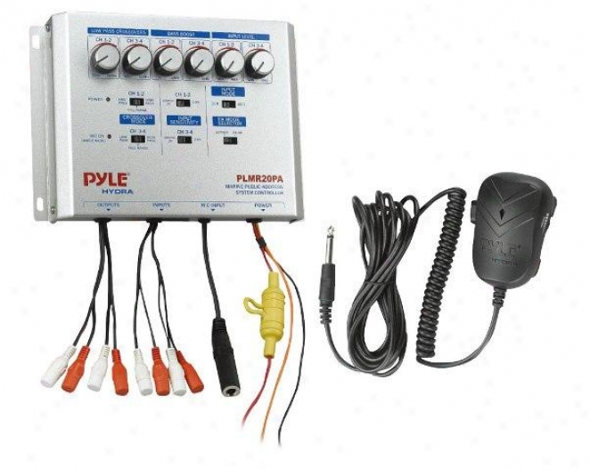 Pyle Marine Public Address System Controller Plmr20pa