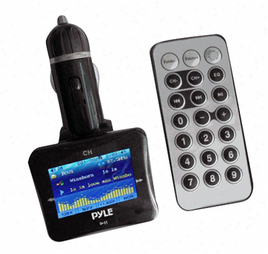 Pyle Plug In Car Mp3/usb/sd/ipod Wireless Fm Transmitter/modulator - Plmp3c1