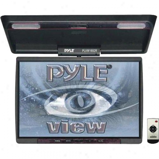 Pyle Plvw1692r 16" Widescreen Tft Roof Mount Lcd Monitor For Car Video