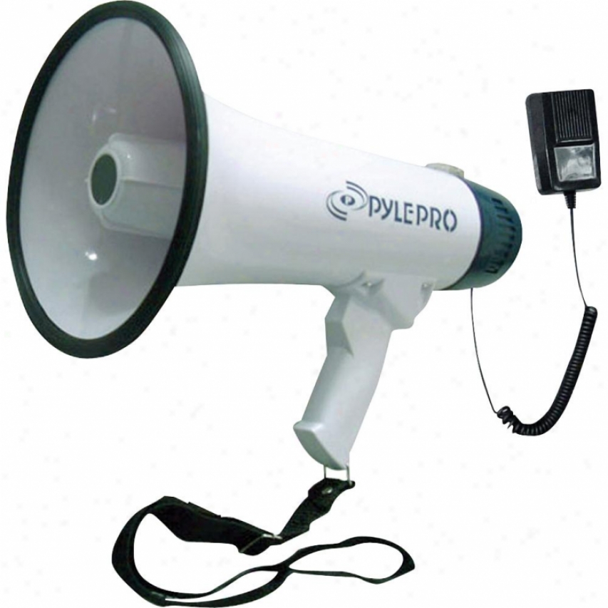 Pyle Professional Dynamic Megaphone W/ Recording Function/detachable Mic