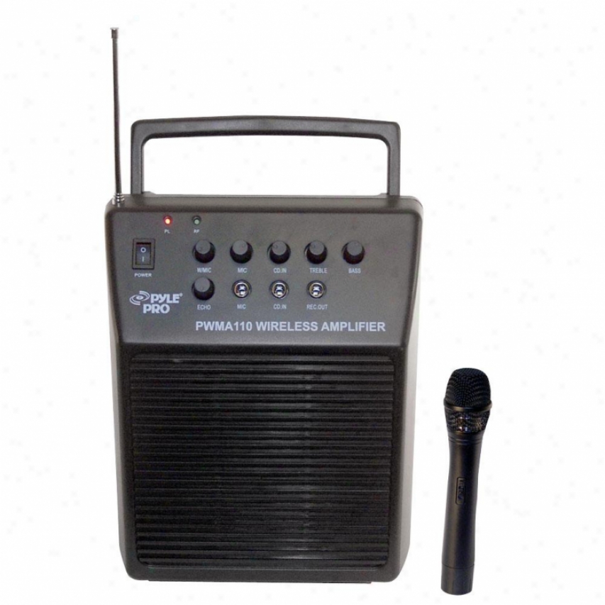 Pyle Rechargeable Portable Pa Order W/wireless Mic