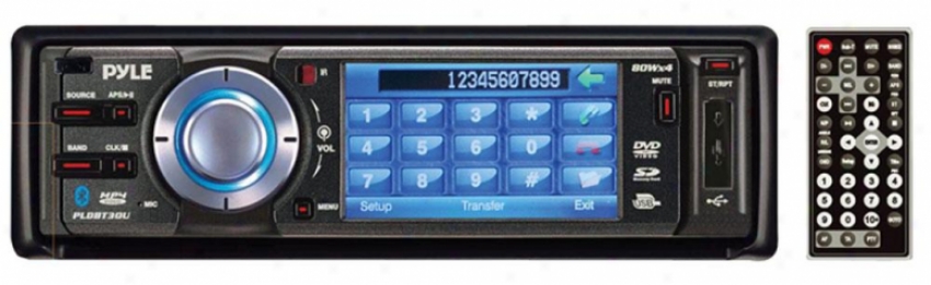 Pyle-view Succession 3'' Tft Toucb Screen Dvd/vcd/cd/mp3/cd-r/usb/am/fm/bluetooth &