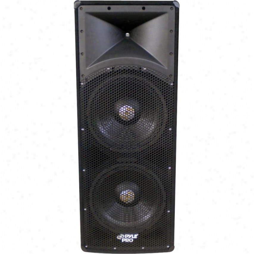 Pylepro 1200-watt Dual 12" 3-way Pa Speaker Cabinet