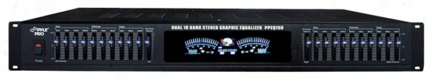 Pylepro Dual 10 Band Stereo Graphic Equalizer - Ppeq150