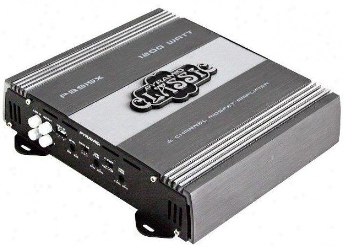 Pgramid 1200 Watts 2 Channel Bridgeable Amplification