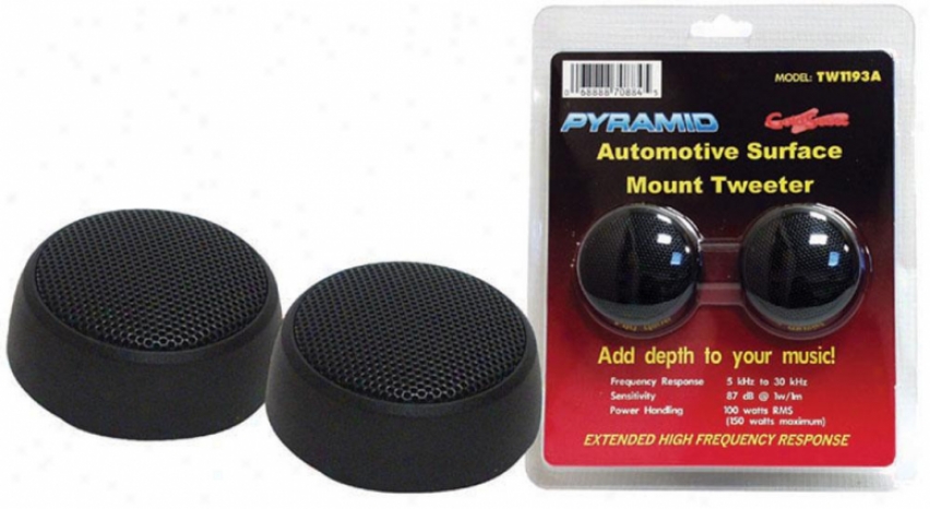 Pyramid 2'' 100 Watt Surface Mount Tweeter