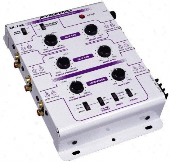 Pyramid 3-way 6 Channel Electronic Crossover System