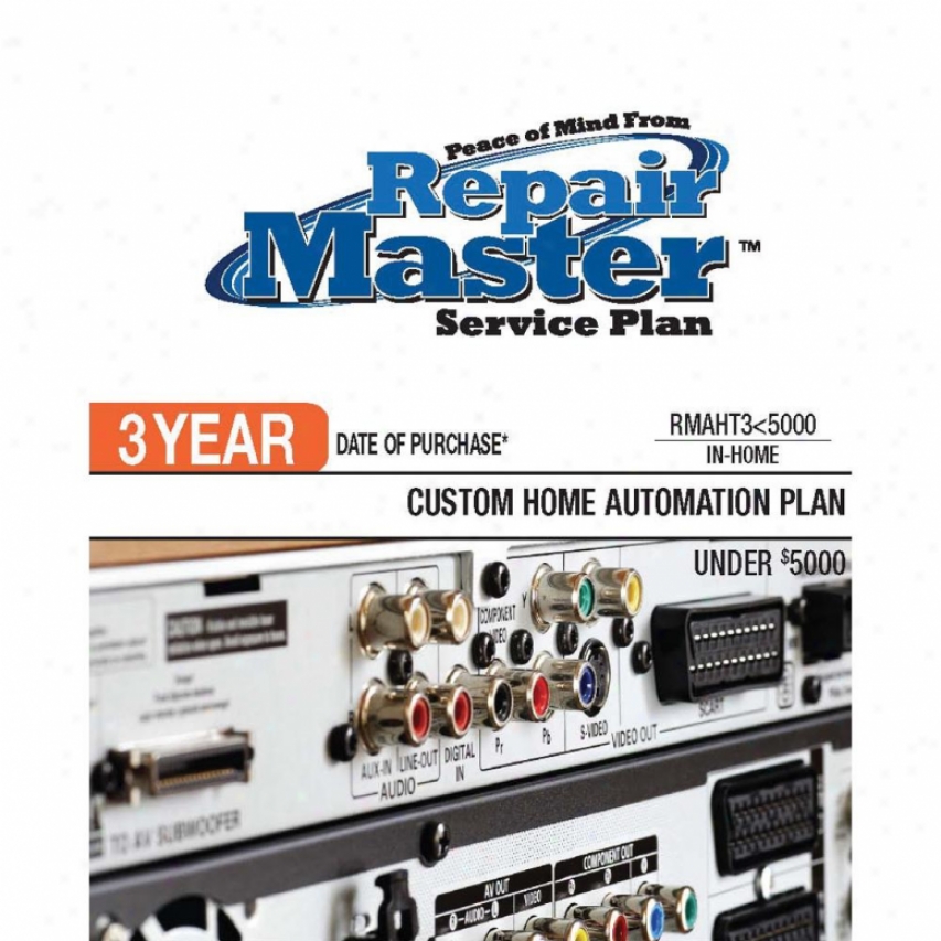 Repair Master Rmaht3u6000 3-yyear Home Automation Warranty Plan