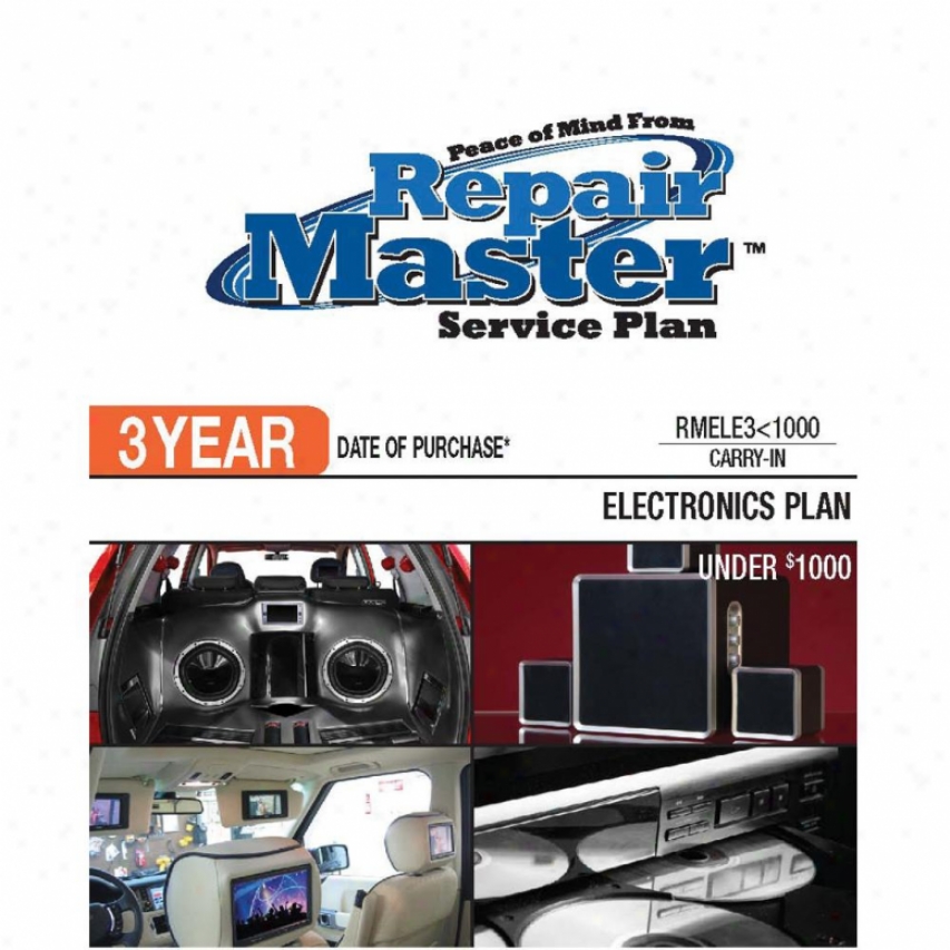 Repair Master Rmele3u1000 3-year Electronkcs Guaranty Service Plan