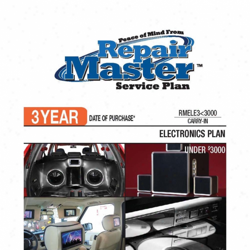 Restoration Master Rmele3u3000 3-year Electronics Warranty Service Plan