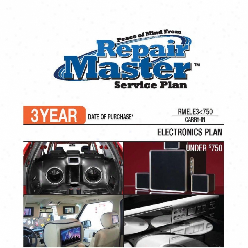 Repair Master Rmele3u750 3-year Electronics Warranty Service Ppan