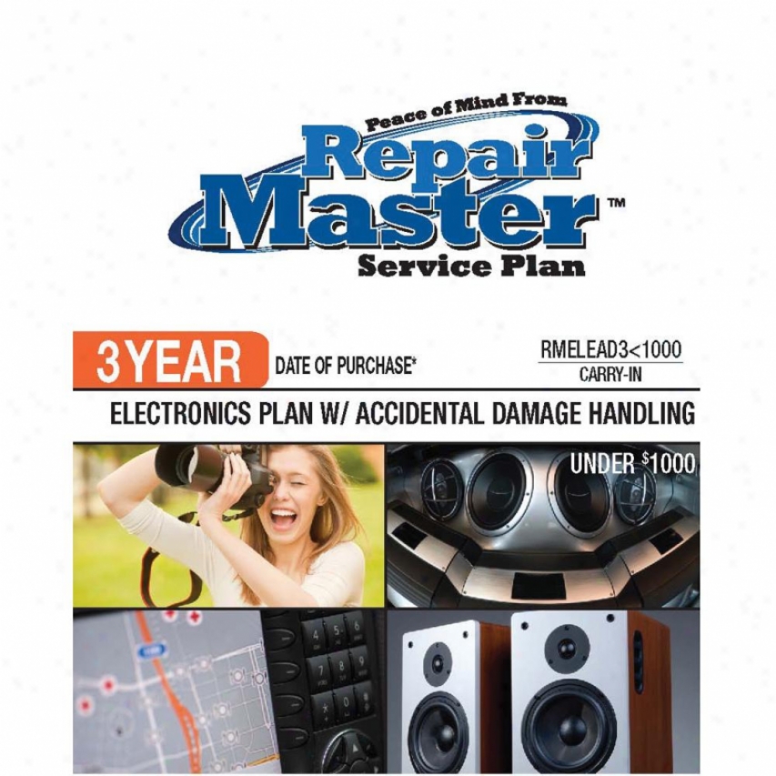 Repair Master Rmelead3u1000 3-year Electronics Accisental Damage Plan