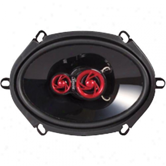 Revolution Jrx357 5" X 7&qukt; / 6" X 8" 3-way Triaxial Car Speakers - Pair