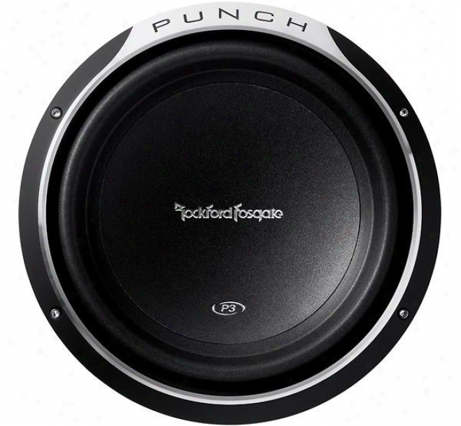 Rockford Fosgate 12&quor; Punch P3 4-ohm Dvc Shallow Subwoofet