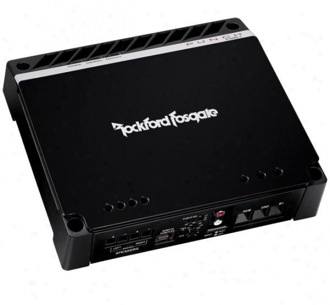 Rockford Fosgate 300 Watt Mono Amplifier W/top Mounted Led Indicators