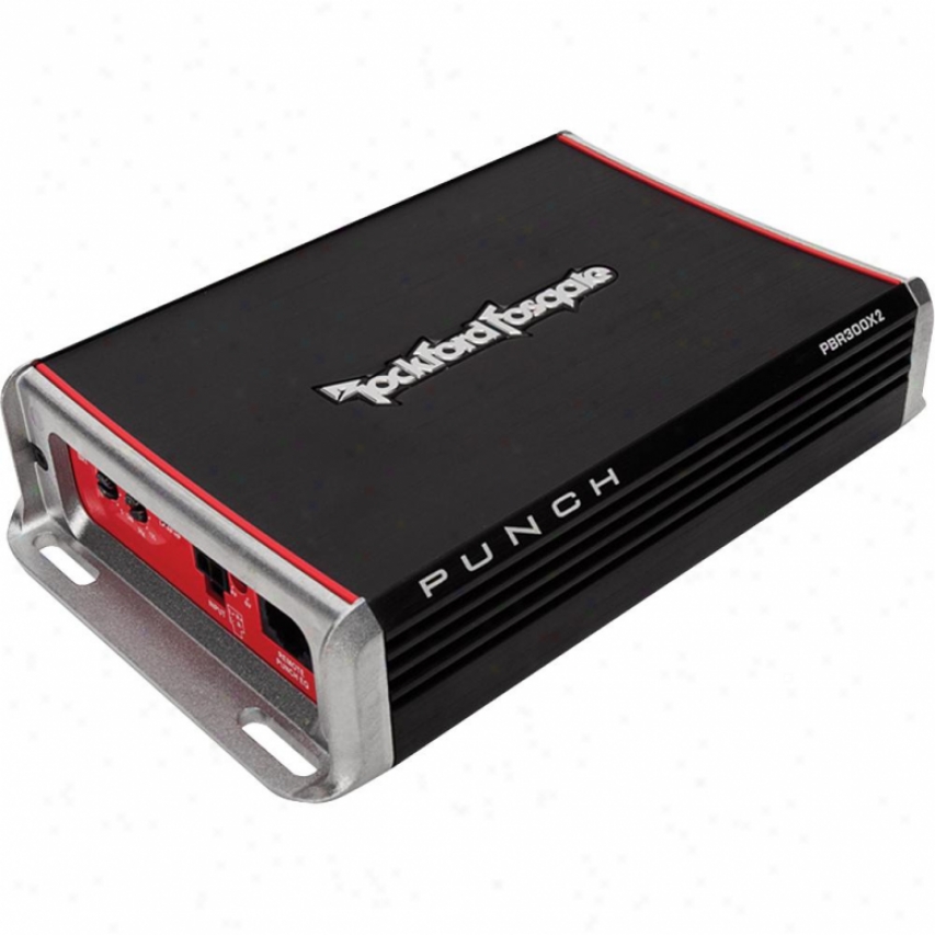 Rockford Fosgate Rf 2ch Buffoon Class D Amp 100x2@5 Ohms