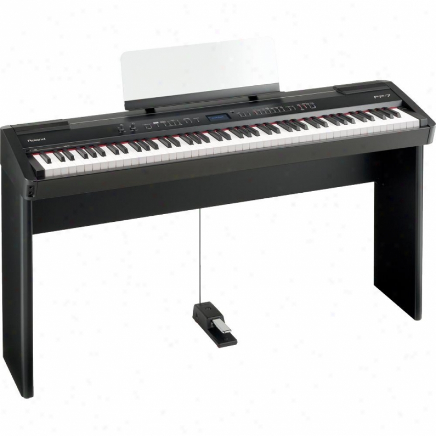 Roland Fp-7c Digital Portable Piano With Stand