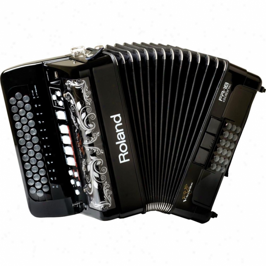 Roland Fr-18 Diatonic V-accordion - Black