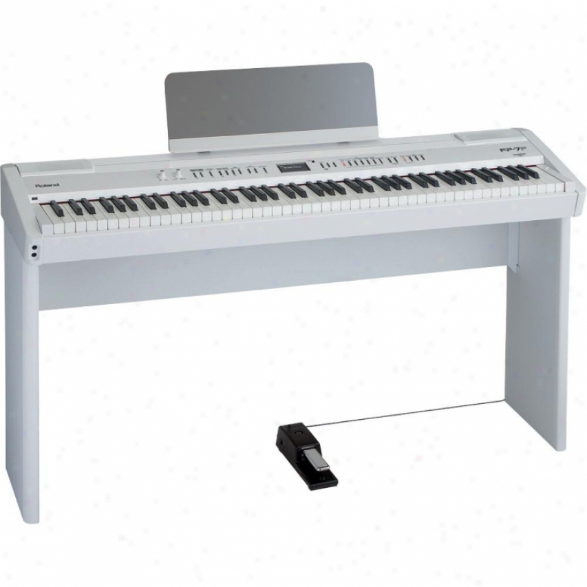 Roland Supernatural Digital Piano Wit Be erect Fp-7f - White