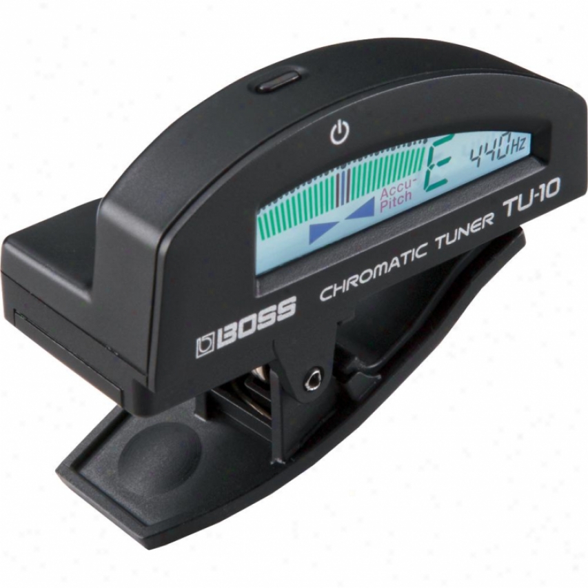 Roland Tu-10bkc Clip-on Chromatic Tuner-black