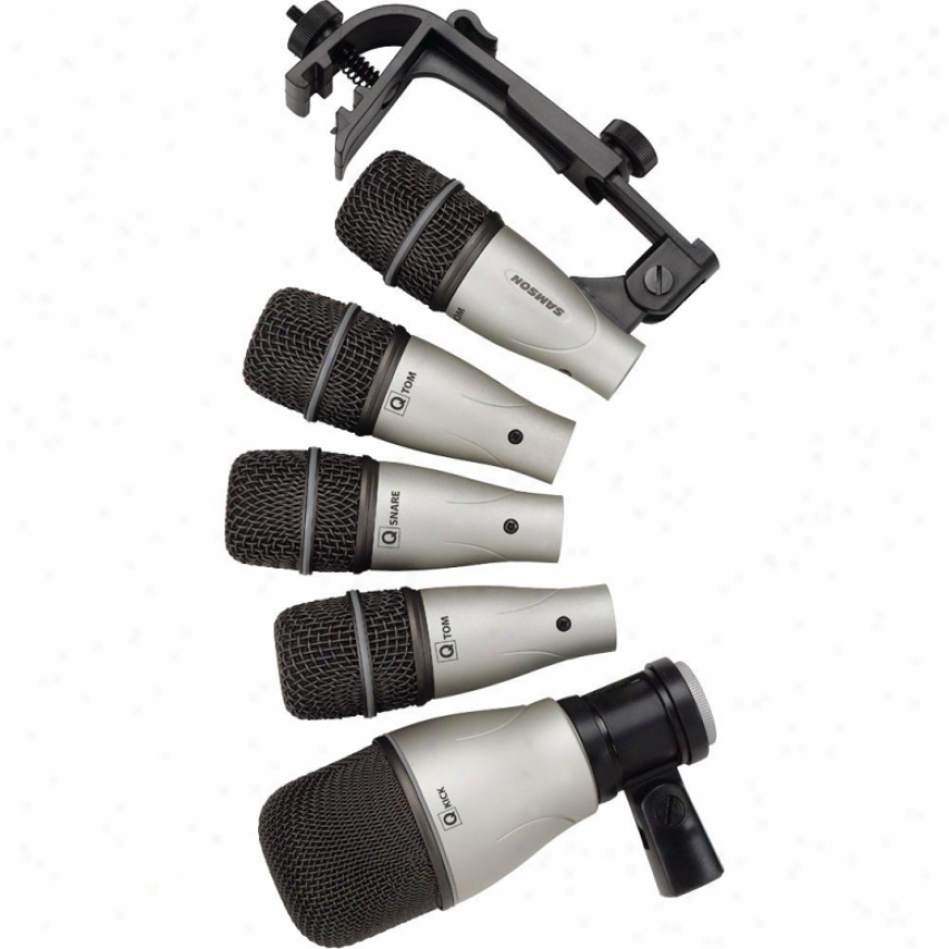 Samson Audio 5-kit 5-piece Drum Microphone Set - Sadk5