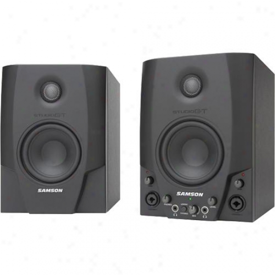 Samson Audio Gt4 Active Studio Monitor With Audio Interface