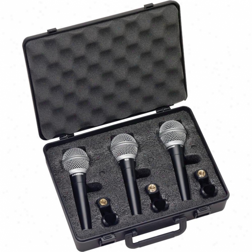 Sam0sn Audio R21 Microphone 3-pack With Case