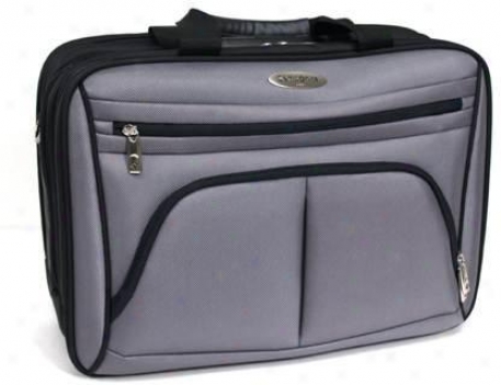 Samsonite Polyster Portfolio Colleftion 5 Triple Gusset Top Zip Computer Cas,