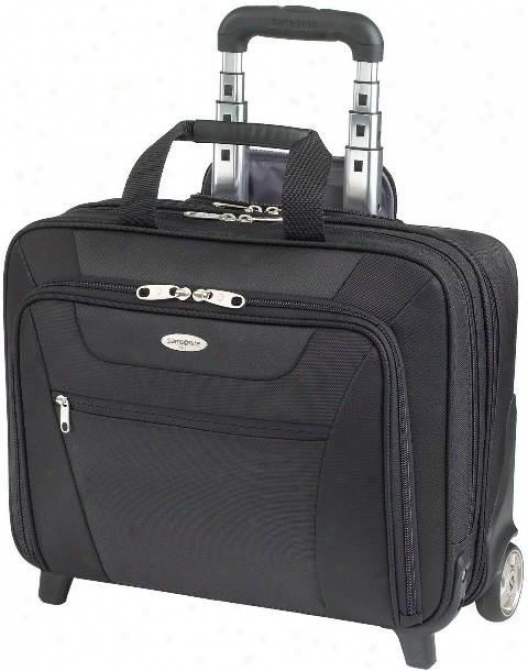 Samsonite Wheeled 17" Computer Case W/retractable, Locking Handle System & Balli