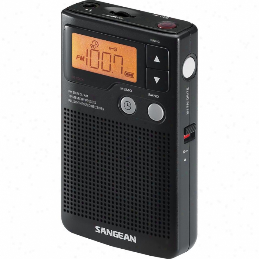 Sangean Dt-200x Am/fm Personal Radio Receiver
