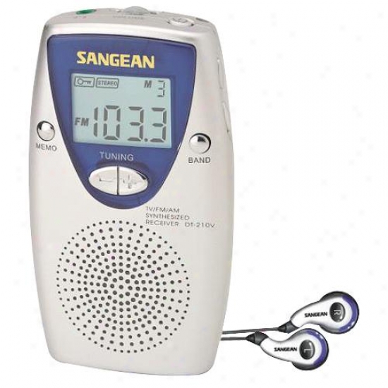 Sangean Dt210v Pocket Radio