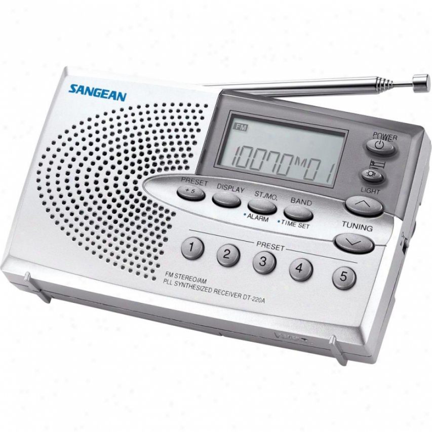 Sangean Dt220a Am/fm Digital Pocket Radio