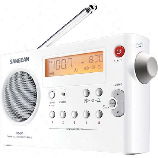 Sangean Pr-d7 Digitai Tuning Portable Stereo Receiver