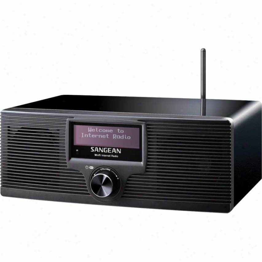 Sangean Wfr-20 Wi-fi Internet Clock Radio & Media Player