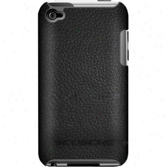 Scosche Polycarbonate Case With Genuine Leather Exterior For Ipod Touch (gen 4)