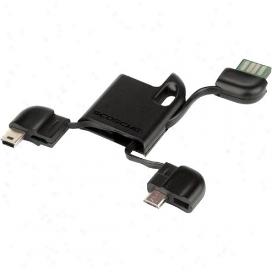 Scosche Usbmm Flipsync Micro & Mini Usb 2.0 Charge & Sync Cable