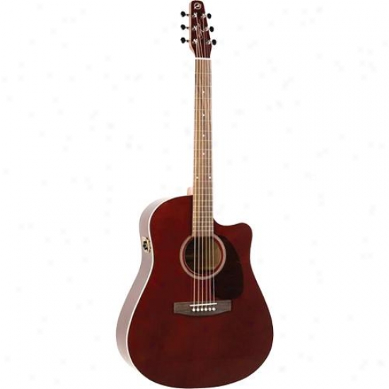 Seagull Emtourage Gt Cw Qi Guitar - Bu5gundy