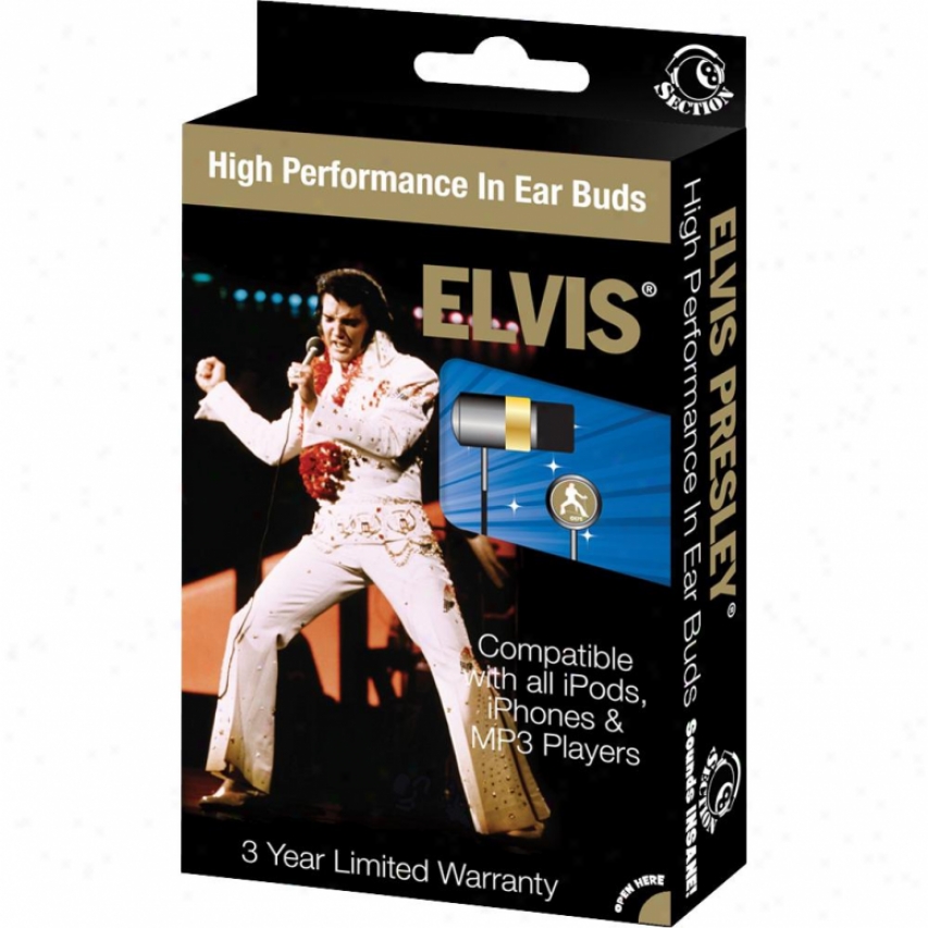 Section 8 Elvis Las Vegas Earphones Rbw5703