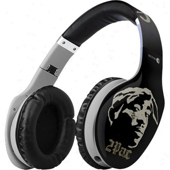 Section 8 Tupac Shakur Super Bass Pro Headphones