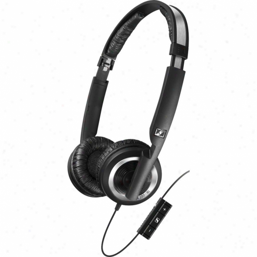 Sennheiser Px 200-iii High Performance Headset With Mic & Smart Remofe - Black